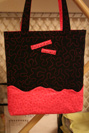 Quilted Canvas Purse - front Quilted Canvas Purse