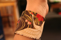 Beautiful fabrics Tie Bracelets